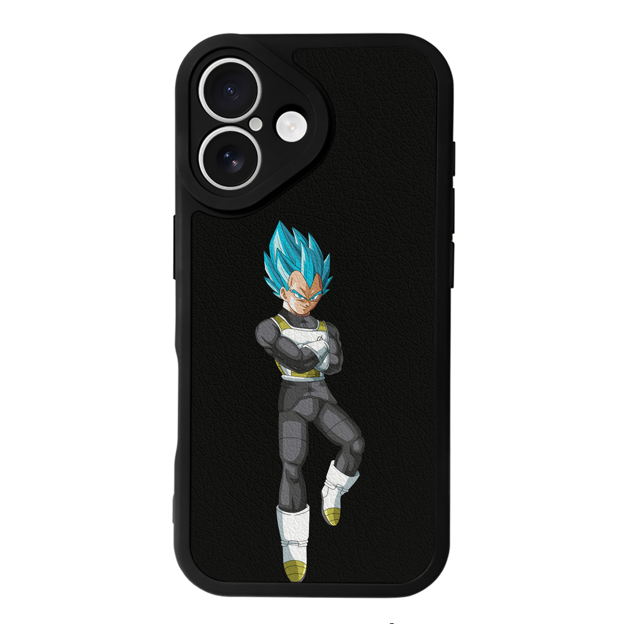 （画像用） ドラゴンボール ベジータ四世（Bejīta Yonsei）DRAGON BALL Vegeta IV 【iPhone 16シリーズ対応】シリコンスマホケース（レザー調） 材質：シリコン
